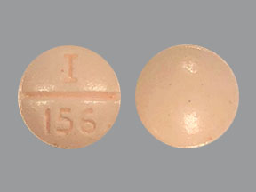 Pill I 156 Orange Round is Propranolol Hydrochloride