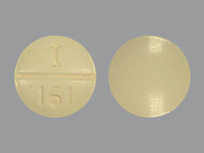 Pill I 161 Yellow Round is Propranolol Hydrochloride