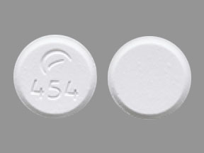 Pill Logo (Actavis) 454 White Round is Deferasirox (for Oral Suspension)