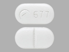Metoprolol succinate extended-release 100 mg Logo 677