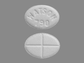 Pill WATSON 790 White Oval is Methylprednisolone