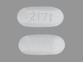 Pill 2171 White Oval is Acetaminophen and Hydrocodone Bitartrate