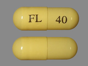 Pill FL 40 Yellow Capsule/Oblong is Fetzima