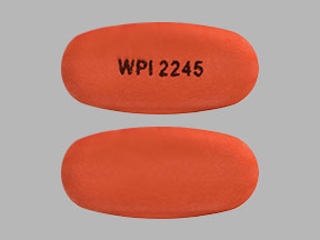 Pill WPI 2245 Brown Oval is Mesalamine Delayed-Release