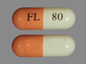 Pill FL 80 Pink & White Capsule/Oblong is Fetzima