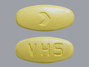 Hydrochlorothiazide and valsartan 25 mg / 320 mg VH5 >