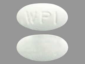 Pill WPI White Oval is Raloxifene Hydrochloride