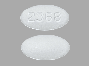 Pill 2368 White Oval is Ursodiol