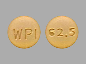 Pill WPI 62.5 Orange Round is Bosentan Monohydrate