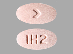 Pill IH2 > Pink Oval is Hydrochlorothiazide and Irbesartan