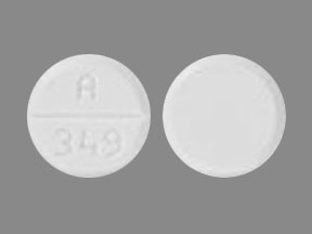 Acetaminophen and oxycodone hydrochloride 325 mg / 5 mg A349