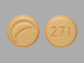 Pill Logo (Actavis) 271 Yellow Round is Morphine Sulfate Extended-Release