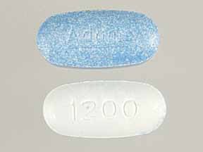 Pill ADAMS 1200 is Humibid 1200 mg