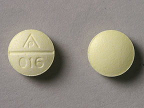 Pill AP 016 Yellow Round is Chlorpheniramine Maleate