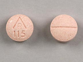 Meclizine hydrochloride 25 mg AP 115