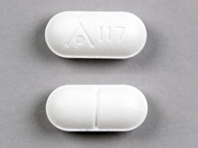 Pill AP 117 White Elliptical/Oval is Meclizine Hydrochloride