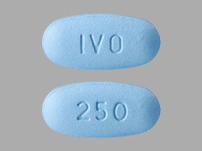 Pill IVO 250 Blue Oval is Tibsovo
