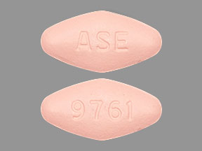 Pill ASE 9761 Pink Four-sided is Sofosbuvir and Velpatasvir