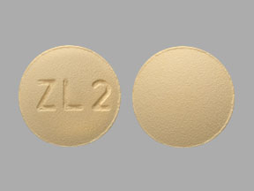 Pill ZL 2 Yellow Round is Zolmitriptan