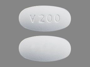 Pill V200 White Oval is Voriconazole