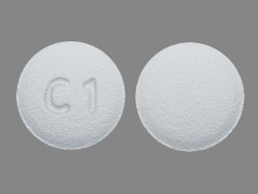 Pill C1 White Round is Amlodipine Besylate and Olmesartan Medoxomil