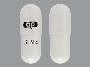 Pill ap SLN 4 White Capsule-shape is Silodosin