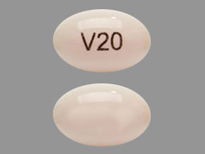 Pill V20 Pink Capsule/Oblong is Myorisan