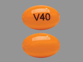 Pill V40 Orange Capsule/Oblong is Myorisan