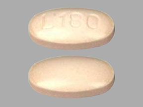Pill L180 Peach Oval is Hydrochlorothiazide and Irbesartan