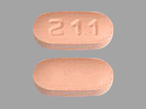 Pill 211 Orange Capsule-shape is Memantine Hydrochloride