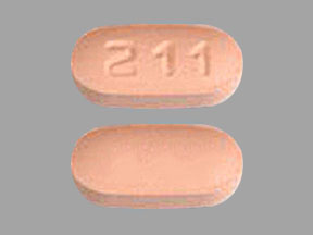 Pill 211 Orange Capsule/Oblong is Memantine Hydrochloride