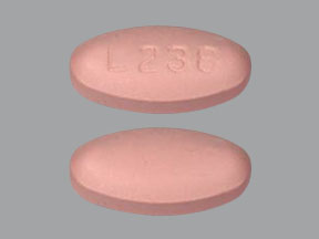 Pill L238 Pink Elliptical/Oval is Hydrochlorothiazide and Valsartan