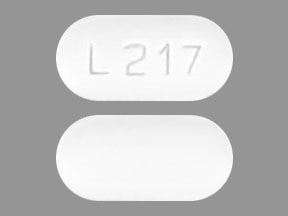 Pill L217 White Capsule/Oblong is Lamotrigine (Chewable Dispersible)