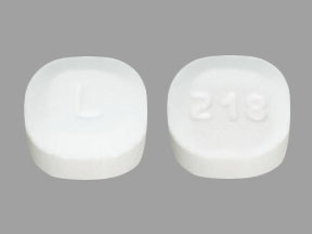 Pill L 218 White Oval is Lamotrigine (Chewable Dispersible)