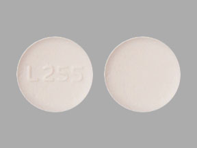 Pill L255 White Round is Aripiprazole