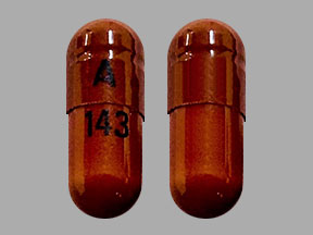 Pill A 143 Orange Capsule/Oblong is Pregabalin