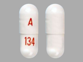 Pill A 134 White Capsule/Oblong is Celecoxib