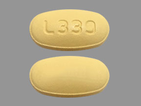 Pill L339 Yellow Elliptical/Oval is Tadalafil