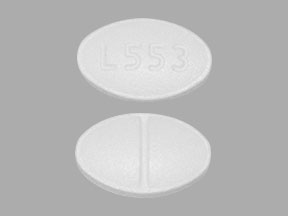 Pill L553 White Oval is Fluoxetine Hydrochloride