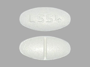 Pill L554 White Oval is Fluoxetine Hydrochloride