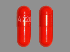 Pill A226 Red Capsule-shape is Amantadine Hydrochloride