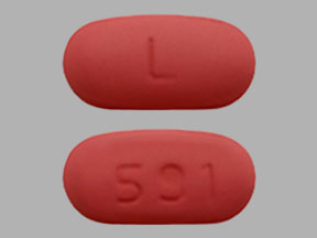 Pill L 591 Pink Capsule/Oblong is Azithromycin Dihydrate
