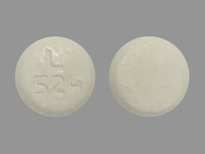 Pill L 524 White Round is Clonazepam (Orally Disintegrating)