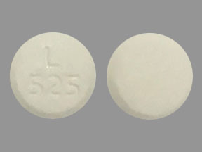 Pill L 525 White Round is Clonazepam (Orally Disintegrating)