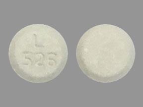 Pill L 526 White Round is Clonazepam (Orally Disintegrating)