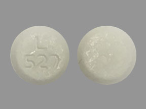 Pill L 527 White Round is Clonazepam (Orally Disintegrating)