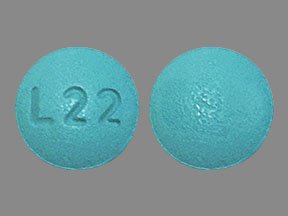 Pill L22 Green Round is Doxycycline Hyclate