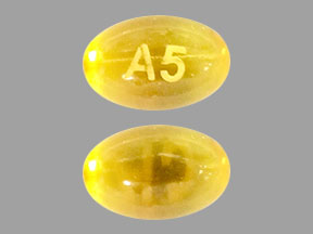 Pill A5 Yellow Oval is Benzonatate