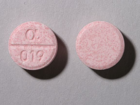 Pill a 019 Pink Round is GG 200 NR
