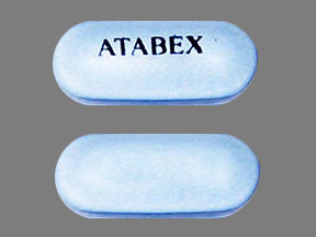 Pill ATABEX Blue Capsule/Oblong is Atabex EC